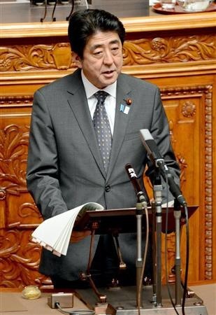 安倍称近期将与韩国总统朴槿惠举行电话会谈