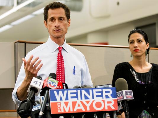 纽约市长候选人曝不雅照及猥亵短信被指应退选