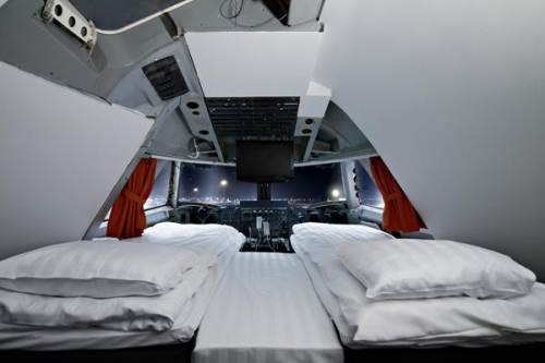 斯德哥尔摩现波音747旅社驾驶舱成豪华间(图)