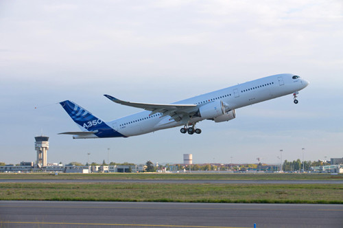 �ڶ��ܿտ�A350XWB���Էɻ�˳������׷ɣ�ͼ��