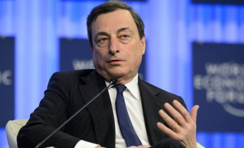 欧洲央行(european central bank)行长马里奥·德拉吉(mario draghi)