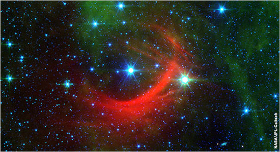 NASA��׽���Ƿ��ٴ�������ϵ�γɺ�ɫ���⣨ͼ��