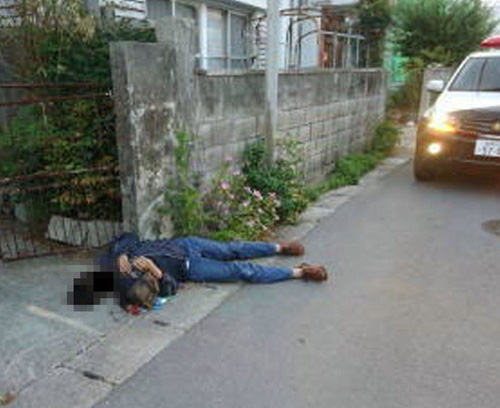 日本冲绳醉汉露宿街头成风警方呼吁民众自觉(图)