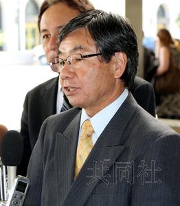 日本名护市长在美重申反对普天间基地搬迁计划