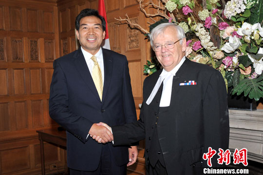 加拿大参议长:加中无根本分歧务实合作全面拓展