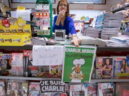 查理周刊加印200万份继续热销比利时人排队买