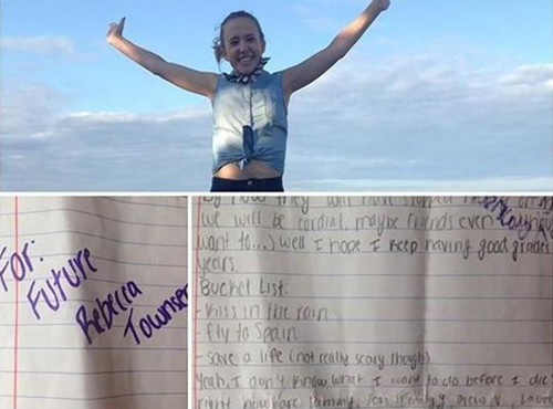 美国女孩用生命完成清单 励志事迹感动网友(图)