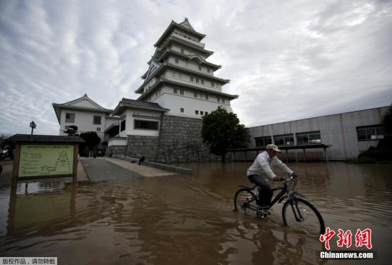 河流泛滥重灾区日本茨城数千灾民仍在避难所内