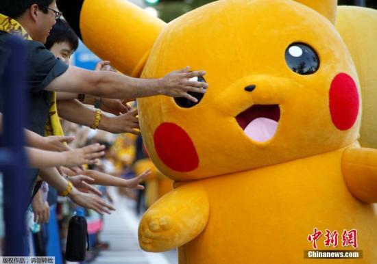 萌物占领街头:日本横滨举行皮卡丘大游行(组图)