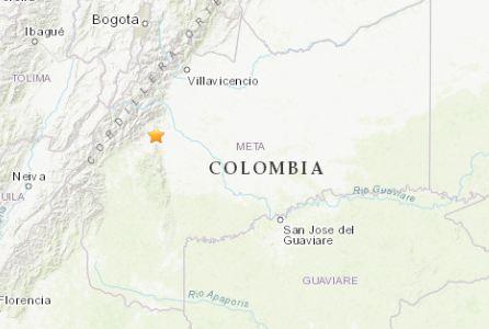 哥伦比亚西部地区发生5.1级地震震源深度10千米