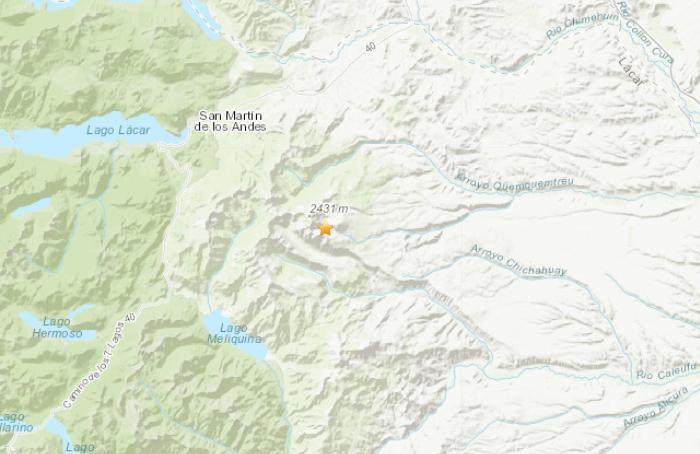 阿根廷西部地区发生5.3级地震震源深度162.9公里