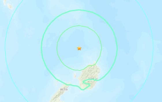 印尼北马鲁古省附近海域发生6.4级地震震源深度106.9公里