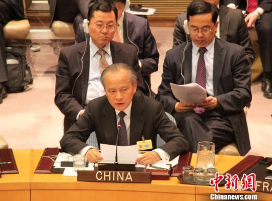 崔天凯在安理会阐述中方关于打击恐怖主义立场