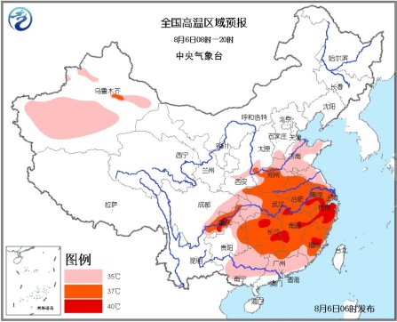 中国南方地区迎来今年最强高温多地或超40℃