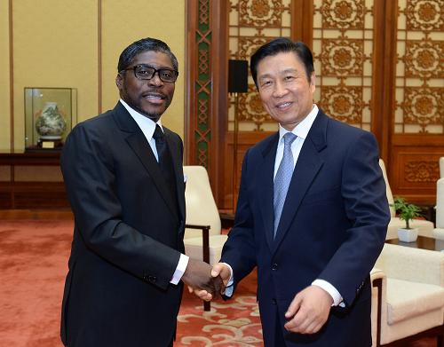 李源潮会见赤道几内亚副总统