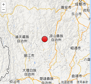 四川凉山彝族自治州两县交界发生4.1级地震