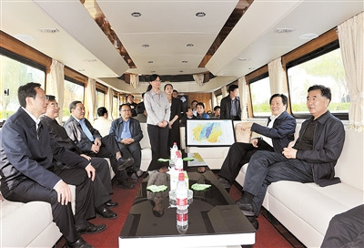 汪洋在河北考察地下水超采综合治理试点工作