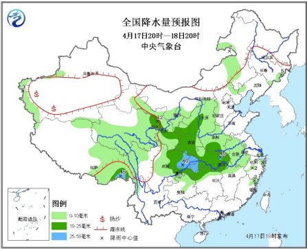 长江中下游地区今起多降雨冬麦区降雨有利小麦生长