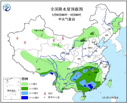 �Ϸ�������ǿ��ˮ�ֵش����������Ӱ�챱��