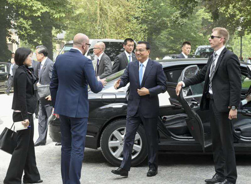 李克强:中国愿同比利时开展三方国际产能和装备制造合作