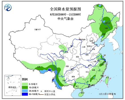 华北东北地区多阵性降水局地暴雨或有大风冰雹