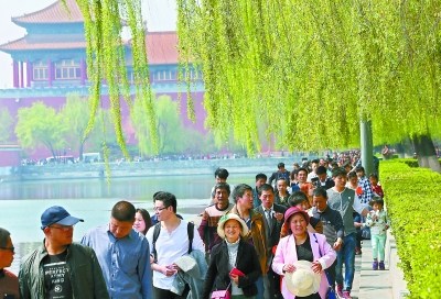 小长假北京主要景区接待游客490万人次(图)