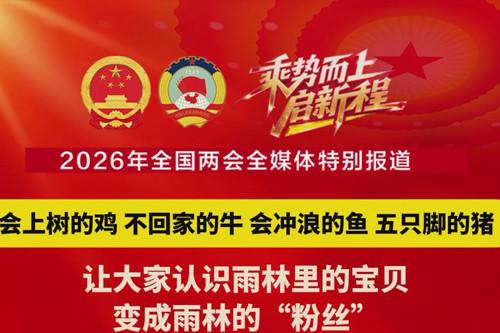 这位海南代表把人与雨林的海南故事带上“代表通道”