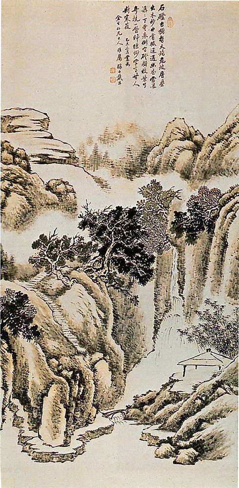 髡残,八大山人,石涛,龚贤,无闷道人(萧云从),扬州八怪等,山水花鸟作品
