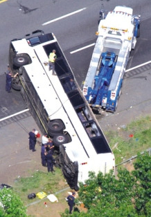 报告称去年美国华人大巴车祸非只因司机疲劳驾驶