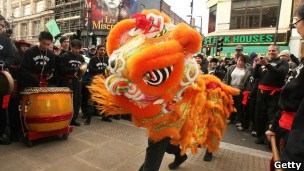 伦敦中国城将举办盛大庆典欢迎马年春节到来(图)