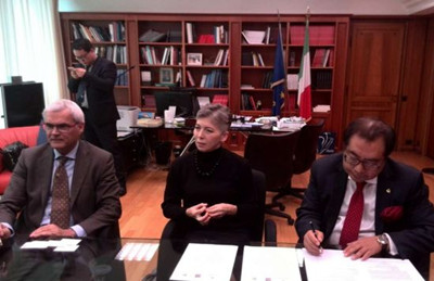 中意教学合作签约仪式在罗马举行助推汉语教学