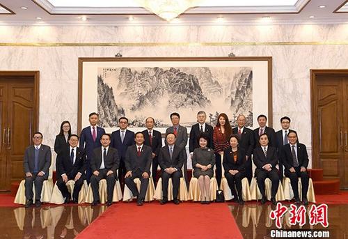 杨洁篪会见美国百人会访问团一行