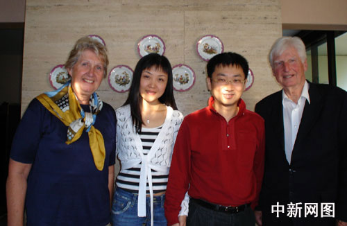 李心草做客前奥地利大使家 称留学维也纳获益大