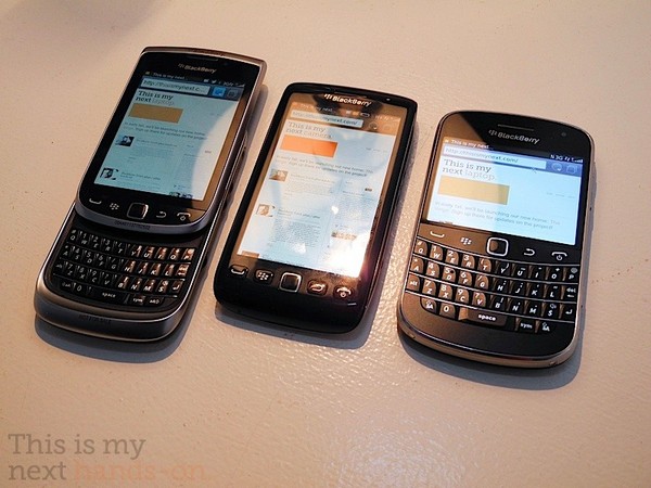 2ghz商务全触屏旗舰 黑莓9860美图赏