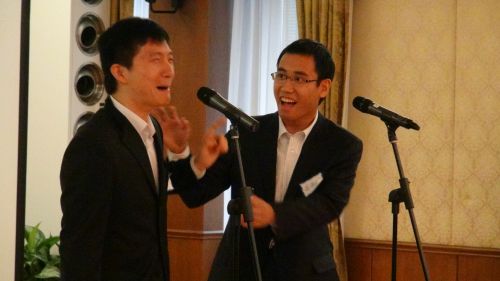 驻洛杉矶总领馆举办迎新春招待会中国留学生参加