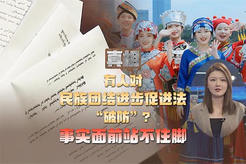 有人对民族团结进步促进法“破防”？ 事实面前站不住脚