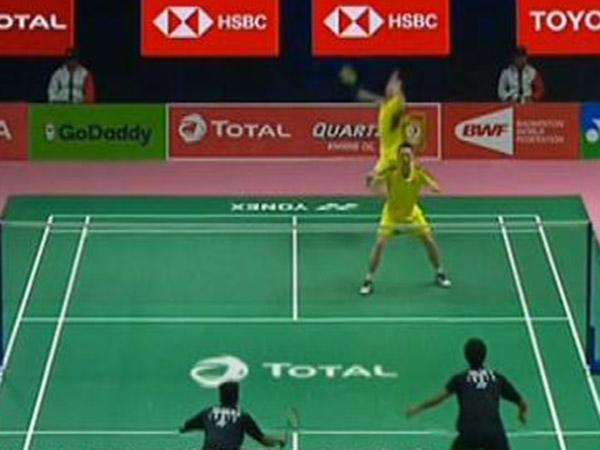 2018羽毛球汤尤杯团体赛 中国男队轻取印度小