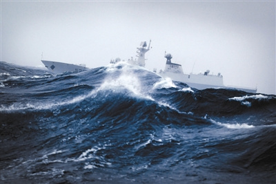 东海舰队舰艇编队赴陌生海域进行远海训练(图)