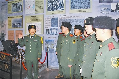 武警8620部队开展重温部队战斗历程教育活动(图)