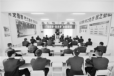 总装某基地运修站组织官兵进行强军梦演讲比赛