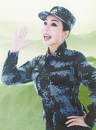 解放军文工团靓丽女兵每年下部队演出上百场(图)