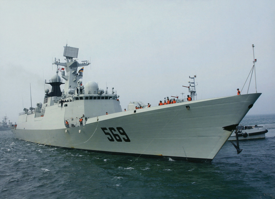 南海舰队"玉林"舰急驰千里救伤员