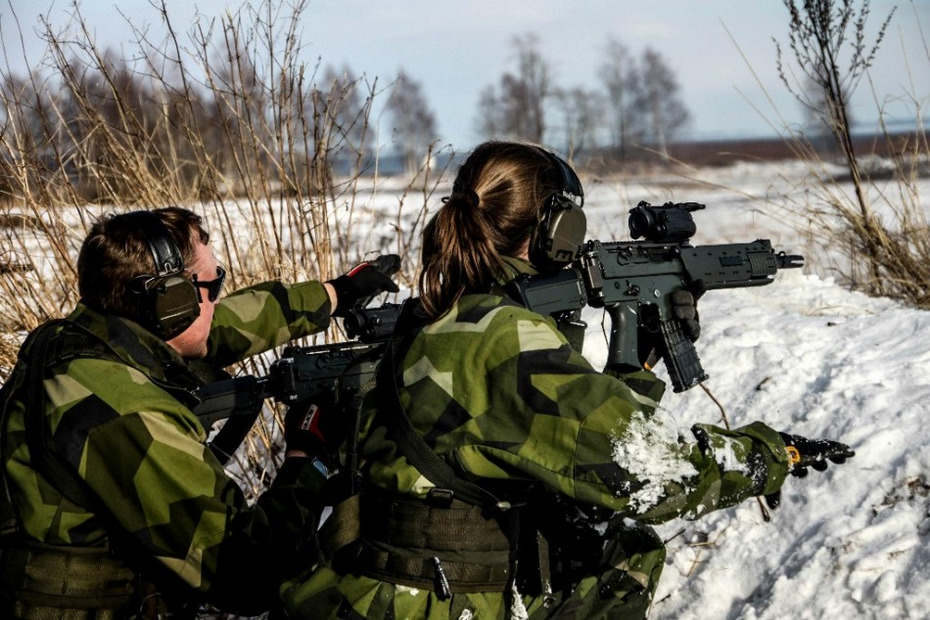 瑞典女兵图片