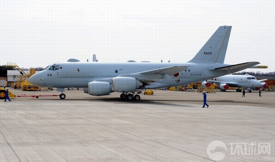 日本海自列装最新p1反潜机宣称为对付中国