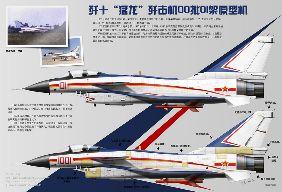 歼10战斗机首飞十五周年纪念