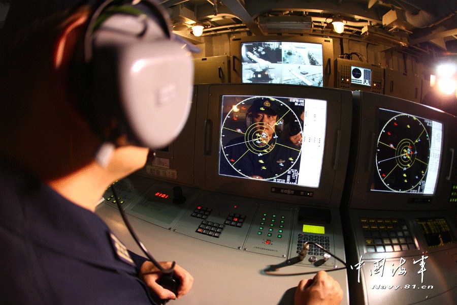 中国军媒曝光054a导弹护卫舰各舱室照片