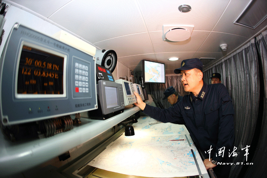 中国军媒曝光054a导弹护卫舰各舱室照片