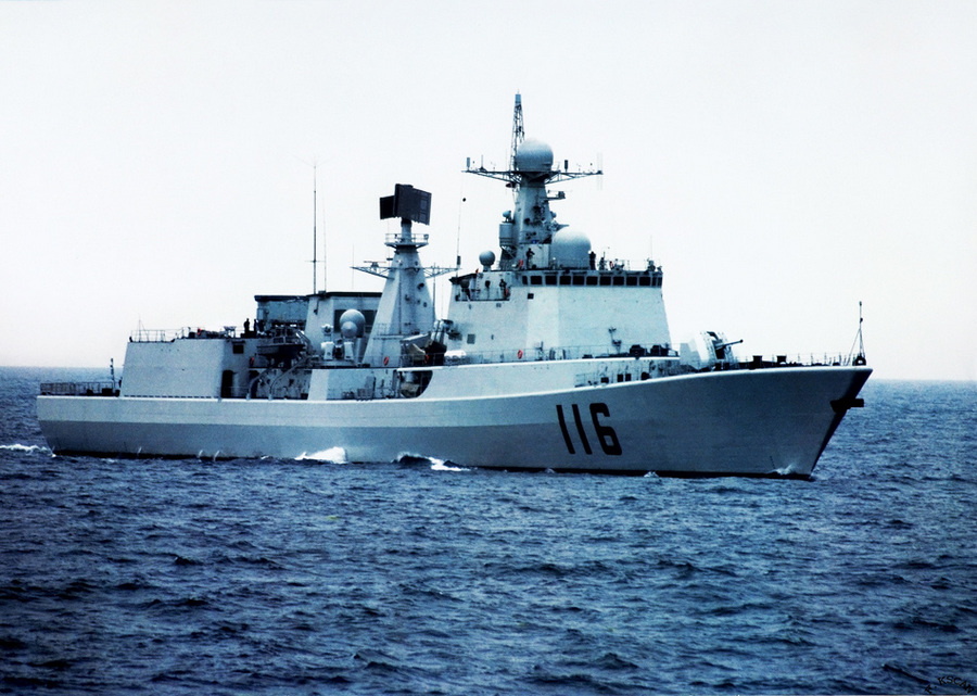 石家庄舰目前051c型舰也只建造两艘,首艘命名为"沈阳"号,在2006年投入