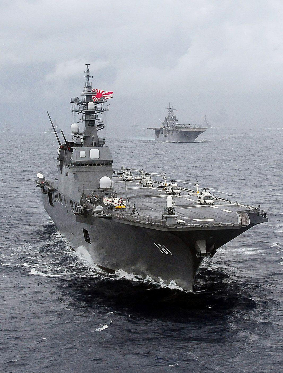 日本新航母即将下水 若配f-35可匹敌辽宁舰