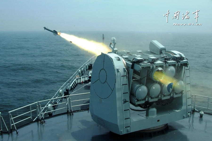 视觉饕餮:中国海军各型防空导弹实射瞬间